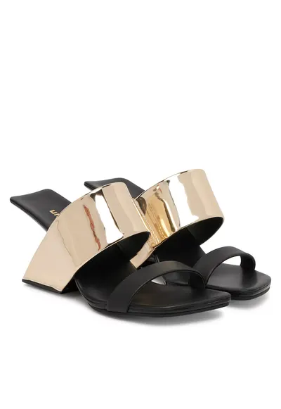 Pantofi dama - piele ecologica - auriu