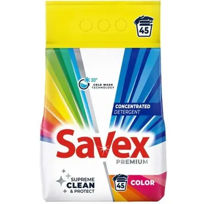 Detergent Pudra Rufe Premium Color, 45 Spalari, 3.6 kg