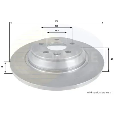 Disc frana COMLINE ADC1922