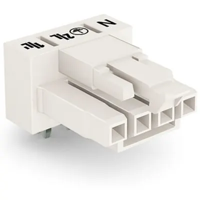 Socket for PCBs; angled; 4-pole; Cod. A