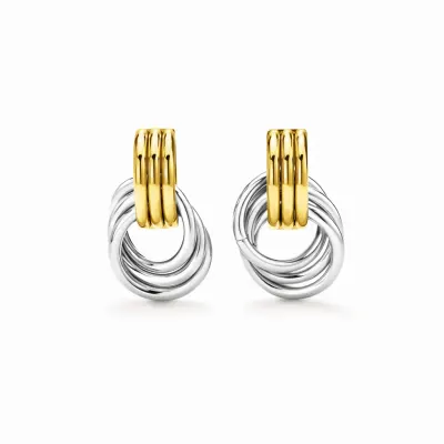 Cercei Duo Placati cu Aur 18k