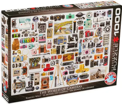 Puzzle Eurographics din 1000 de piese - World of Cameras