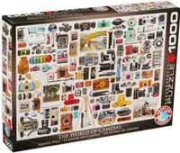 Puzzle Eurographics din 1000 de piese - World of Cameras
