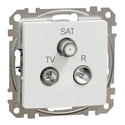 Sedna Design, Priza TV-R-SAT finala 4dB, alb