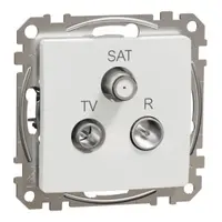 Sedna Design, Priza TV-R-SAT finala 4dB, alb