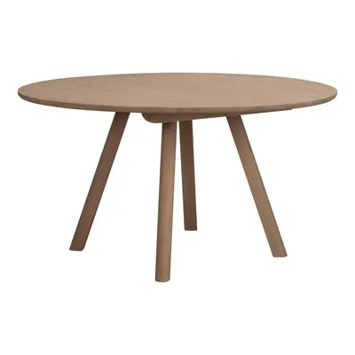 Masă de dining rotundă extensibilă din lemn de stejar ø 140 cm Clapperton – Rowico