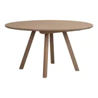 Masă de dining rotundă extensibilă din lemn de stejar ø 140 cm Clapperton – Rowico