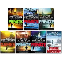 James Patterson Private Series Books 9 - 15 Collection Set (private Vegas, Private Sydney, Private Paris, Private Delhi, Private Princess & More)