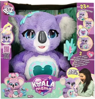 Jucărie de pluș interactivă IMC Toys - Koala însărcinată