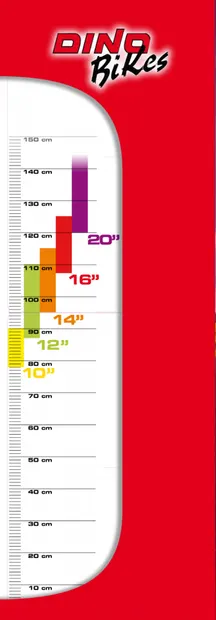 Bicicleta copii Dino Bikes Sonic 14 inch, varsta 4-5 ani, inaltimea 95-115 cm, sistem cu doua frane pe fata si spate, scaun reglabil, roti ajutatoare detasabile, suport si sticla de apa