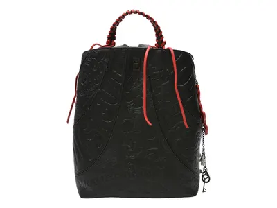 Rucsac DESIGUAL negru, WAKP03, din piele ecologica