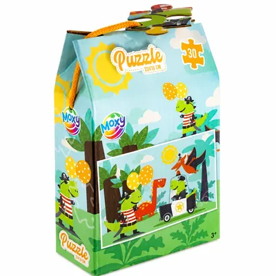 Puzzle 30 piese 29x18cm , Grafix Dino