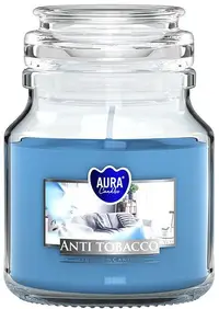 Lumânare parfumată Bispol Aura - Anti Tobacco, 120 g