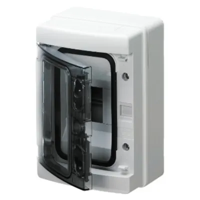 Residential Surface-Mounting Enclosure 8 Module Ip65 With Terminal Block