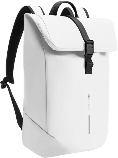 Rucsac pentru laptop XD Design Urban - Flap-Top, 16'', alb