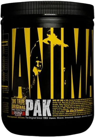 Animal Pak Powder, portocală, 388 g, Universal