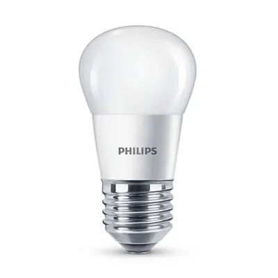 Bec LED Philips lustra P45 FR 4.9 40W 2700K 470lm E27 15.000h