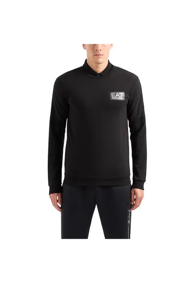 Bluza EA7 Values 7 Lines - PJ9FZ-6RPM54-1200 28395 - Negru