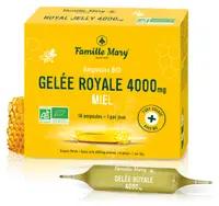 Formulă cu lăptişor de matcă şi miere de albine, 14 fiole, Famille Mary
