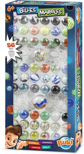 Joc cu bile de marmora Buki Construction - 56 bile
