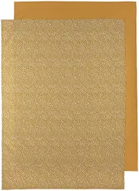 Cearșaf pentru pătuț Meyco Baby - 75 х 100 cm, 2 buc, Honey gold