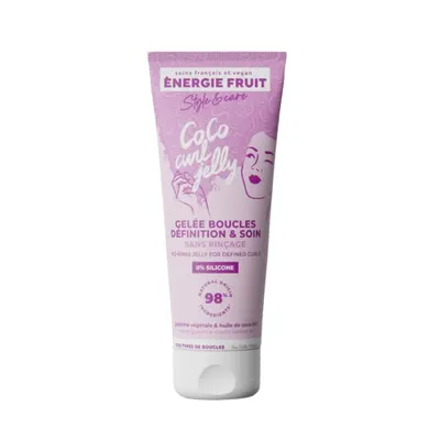 Gel fara clatire pentru bucle definite cu ulei de cocos organic, 200ml, Energie Fruit