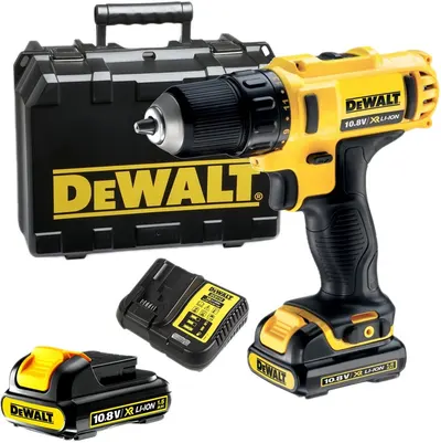 Șurubelniță cu acumulator DeWALT - DCD710D2-QW, 10.8V, 2x2Ah Li-Ion