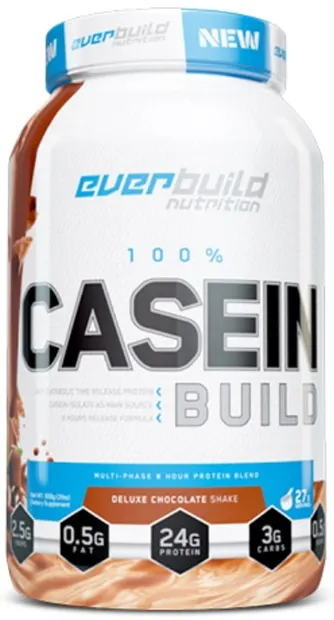Ultra Premium 100% Casein Build, shake de ciocolată de lux, 908 g, Everbuild