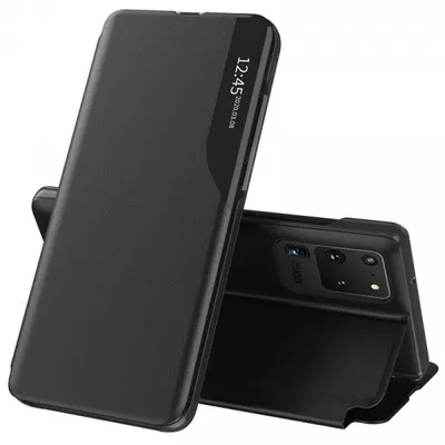Husa pentru Samsung Galaxy S20 Ultra 5G G988 / S20 Ultra G988, Techsuit, eFold, Neagra