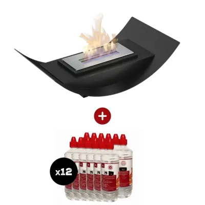 Pachet MISA MINI Negru - Mobil + 12L bioetanol