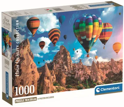Puzzle Clementoni din 1000 piese - Baloane în Cappadocia