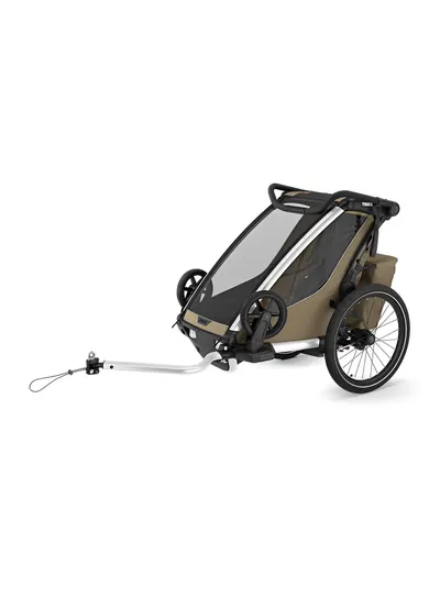 Carucior multisport Thule Chariot Cross 2, Faded Khaki
