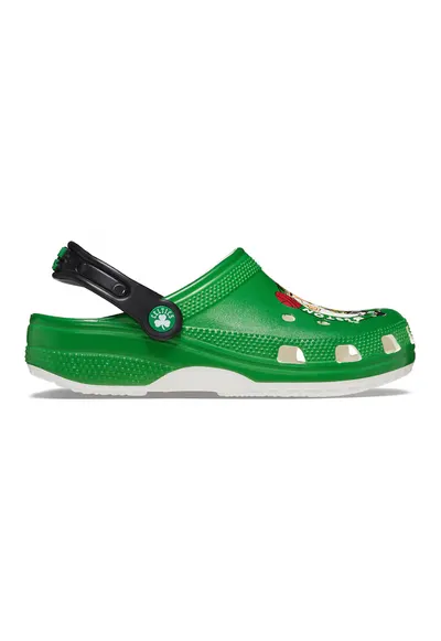 Saboti unisex cu imprimeu NBA Boston Celtics - Verde/Negru