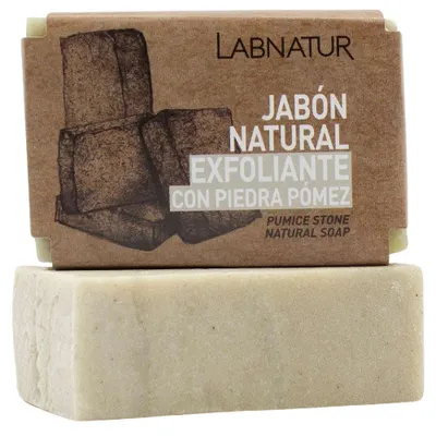 Sapun natural exfoliant cu piatra ponce, 100g, LabNatur