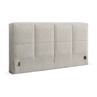 Tăblie de pat bej tapițată 229x100 cm Darren – Micadoni