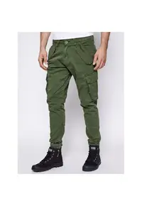 Pantaloni sport barbati - bumbac - verde - 98% bumbac - 2% elastan - 29