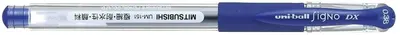 Role de gel Uni Signo - UM-151, DX Ultrafine, 0,38 mm, albastru