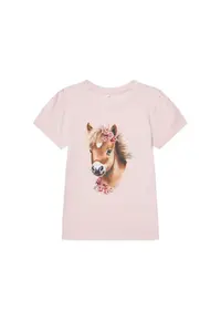 Tricou fete 13243178 - Bumbac organic - Roz - Roz