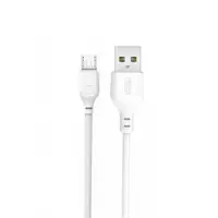 Cablu Date si Incarcare USB-A - microUSB XO Design NB103, 18W, 2m, Alb