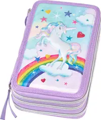 Penar neechipat 3 fermoare unicorn Faber Castell