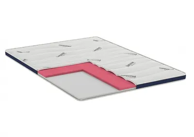 Topper cu memorie SomnoMed Antiacaria, pentru alergici, cu husa detasabila si lavabila 90 x 200 x 7 cm