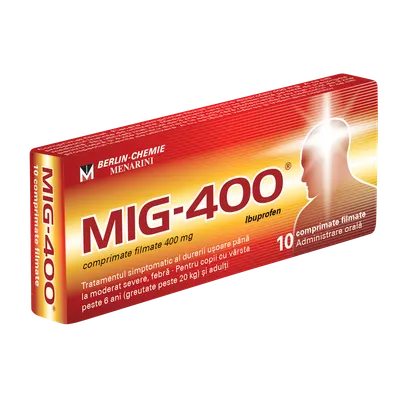 MIG 400, Berlin-Chemie AG | 10 comprimate filmate