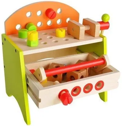 Set de joaca Kruzzel - Atelier pentru copii cu masini de constructie