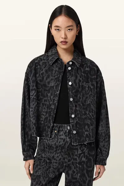 AllSaints cămașă jeans NICKY
