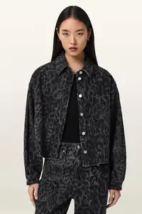 AllSaints cămașă jeans NICKY