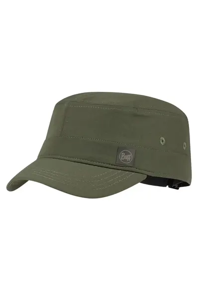 Sapca militara din 90% nylon si 10% elastan - protectie solara UPF 50 - reglabila cu banda interna absorbanta - Military Cap Solid - khaki
