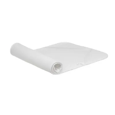 Protectie impermeabila, Petite&Mars, pentru saltea, Antitranspiratie, 3 straturi, 120x60 cm, Alb