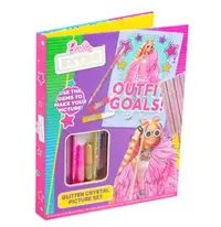 Set creativ Barbie pentru decorare imagini cu paiete si cristale