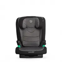 Scaun auto iSize Isofix Coccolle Eris, 100-150 cm, Tetiera si spatar reglabile, Pozitie somn junior, Cotiere confortabile, Omologat R129, Bare isofix reglabile, Greystone
