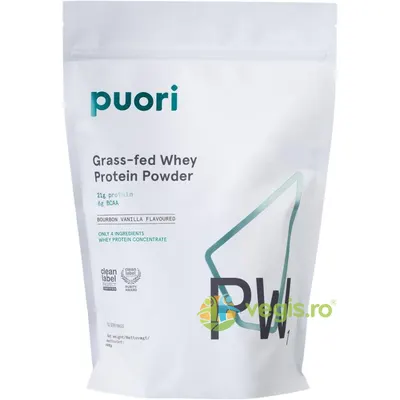 Puori PW1 Concentrat Proteic din Zer 80% cu Aroma de Vanilie 900g